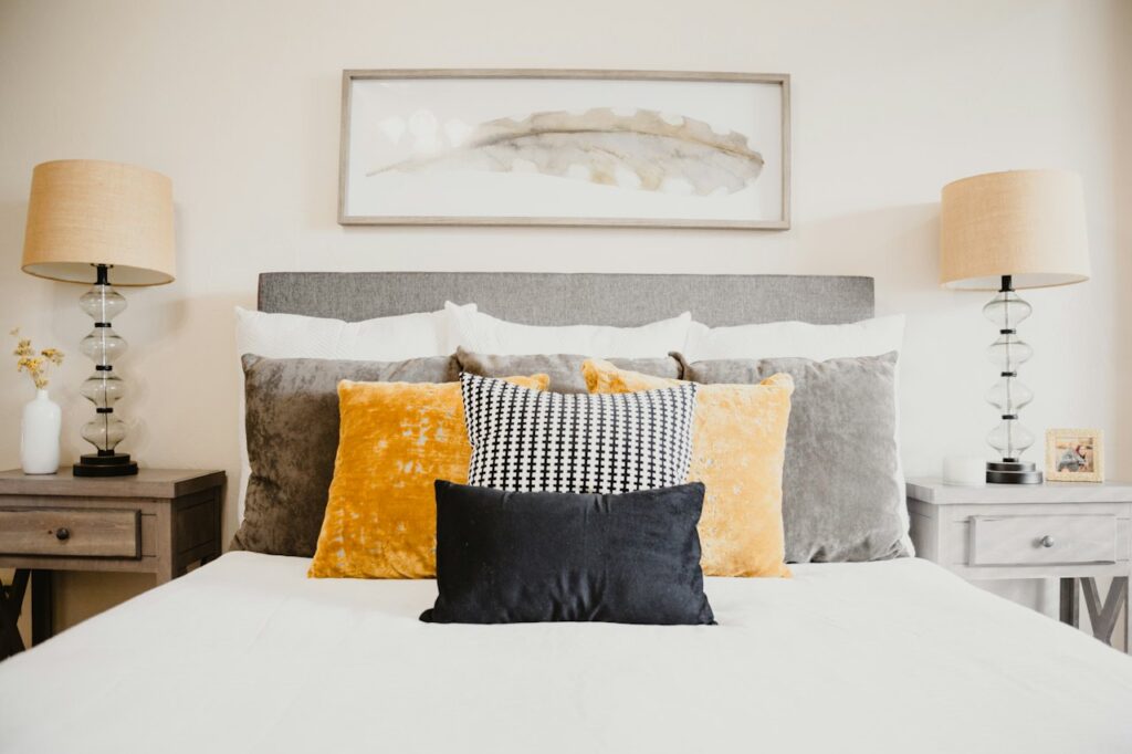 Queen Size Upholstered Bed Frame