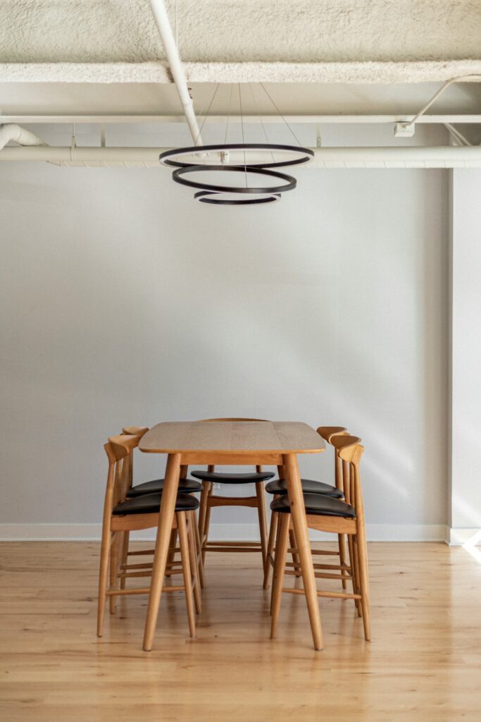 Nordic Solid Oak Dining Table